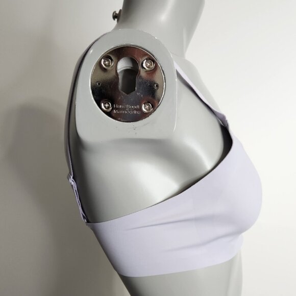 Knix Padded V Neck Thin Strap Bra In Orchid Size 32B - Picture 6 of 11